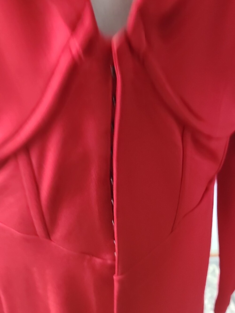 Eloquii Red Tailored Blazer - Picture 2 of 4